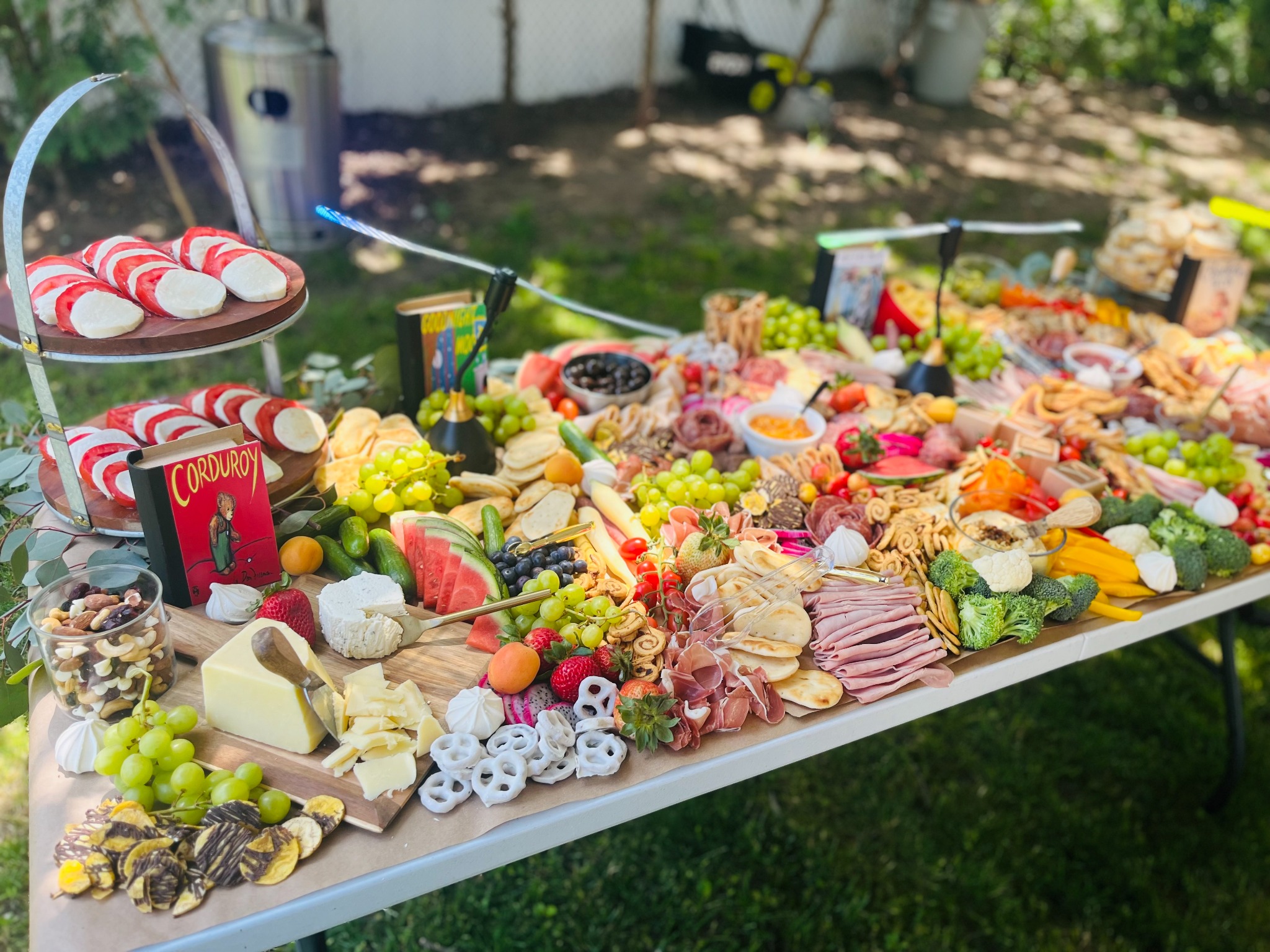 Sweet and savory grazing table